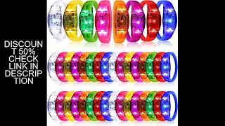 10/20pcs Led Bracelets Music & Sound Activated Glow Bracelets Light Up Bracelets Music Control Glow