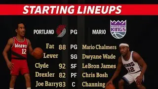NBA 2K26 Magic/Bird Era 1984 Playoffs Blazers vs Lebron Kings Game 1 SH