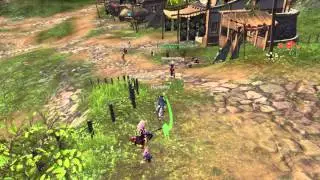 People going ham in Jadestone village (Blade and soul)