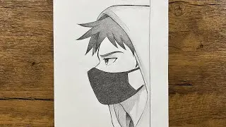 How to Draw a Cool Anime Character in a Hoodie | Easy Tutorial for Beginners & Artists