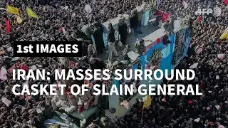 Sea of mourners surround Iranian general's casket in hometown | AFP
