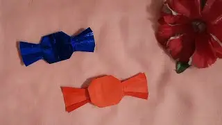 Cara Membuat Origami Permen dari Kertas 🍬 | DIY Simple & Lucu 