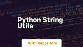 python string utils