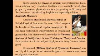 Development of physical education in England