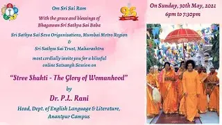 Satsang with Dr P L Rani on 