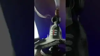 DIY Clay Smoke Fountain Shivling 💫 Tutorial #shorts #clayart