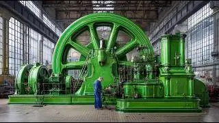 Snow 600-HP Giant Engine Still Lives. Legendary Vintage Engines and Industrial Power Story