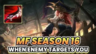 WILD RIFT SEASON 16 | MISS FORTUNE'S DOMINANT STRATEGIES AND GAMEPLAYS WHEN ENEMEY TEAM TARGETS YOU