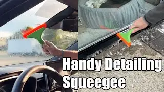 Handy detailing squeegee - not just for windows