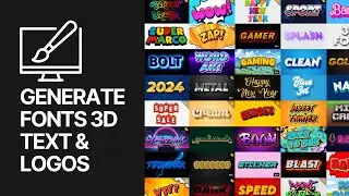 How To Generate Fonts 3D Text Effects & Logos Online For Free?