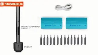 Sunshine SD-18E Mini Electric Lithium Screwdriver with LED Lighting for iPhone/iPad/Desk/Camera