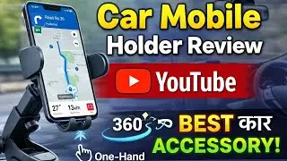 Portronics Car Mobile Holder Review 🚗 | Dashboard & Windshield Phone Holder | Best Car Accessory