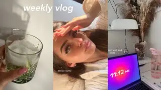 Weekly Vlog pieno di Good Vibes 🧚🏻‍♀️ Skincare, Lavoro, Spesa e Novità | federica