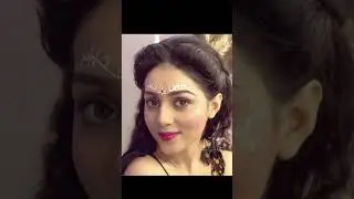 Radha Rani makeup ideas 🤩🦚&hearts;️#india #beautytips #makeuptutorial#radhamakeup  #subscribemychannel#make