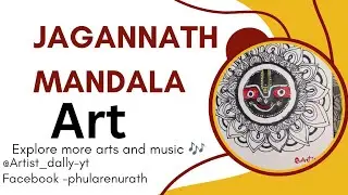 Jagannath mandala art by @artist_dally 