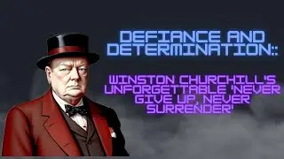 Defiance and Determination: Winston Churchill's Unforgettable 'Never Give Up, Never Surrender'