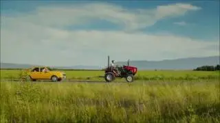 Tractor Belarus-321 help even deer