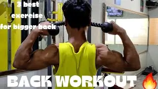3 Best exercise for back 💪 #dhiraj fitness