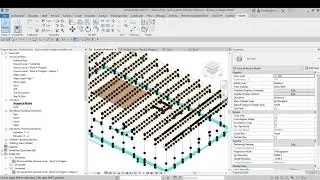 Revit 2021   Purlins Array   Split to Attach Nodes to Trusses