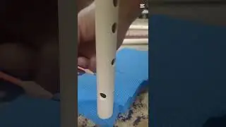 making # A scale#pvc#flute