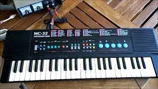 Medeli MC-32 stereo electronic keyboard demo