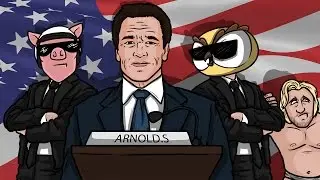 Gmod Deathrun Funny Moments: Arnold for President, Musical Chairs & The White House Map!
