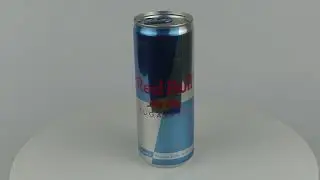 Energy Drinks Rotating RED BULL Sugar Free can