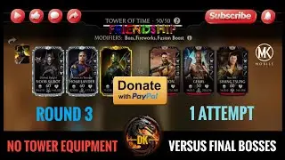Tower of Time 50▪️Round 3 🎮 Mortal Kombat Mobile▫️MK Mobile▫️MKM #mortalkombatmobile #mkmobile #mkm