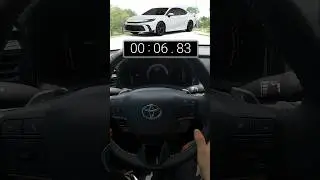 2025 Toyota Camry XSE vs SE 0-60 Test | 2.5L 4cyl hybrid | ECVT | FWD | 225 hp | 48/47 mpg #toyota