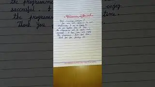 Welcome Speech for students# Welcome Speech # Welcome Speech #✍️✍️✍️✍️# Welcome Speech#WelcomeSpeech