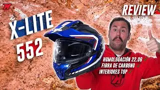 Review casco X-lite X-552 Ultra Carbon N-Com, un casco de trail de carbono ⛰🏍