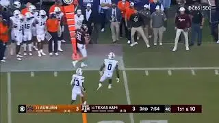 Zach Calzada 202- CFB Game Highlights vs Auburn | CR Highlights