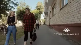 Walk in Russia. Back View Walk