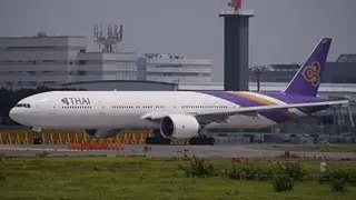 Thai Airways Boeing 777-300ER HS-TKO Takeoff from NRT 16R