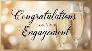 Congratulations on Your Engagement / Screensaver / 4K / TV Art / Wallpaper  / Frame Art