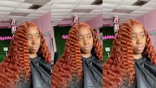 [MUST WATCH] | ROCK THE LOOK | REDDISH BROWN FRONTAL WIG Install | Hermosa Hair