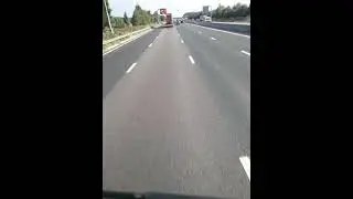 Example of Smart motorway lane closure