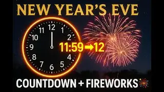 New Year's Eve 2020 Fireworks in my back garden! (Countdown to Midnight + Fireworks)
