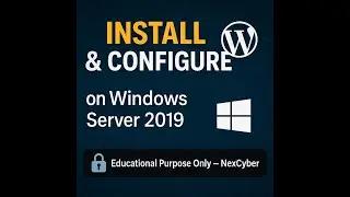 Install & Configure WordPress on Windows Server 2019 (Step-By-Step) | Complete Setup for Beginners 🔐
