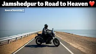Ye hai Road to Heaven ❤️ Jamshedpur to Rann of Kutch moto vlog | Dominar 400 moto vlog