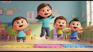 Jump on the Spot | Fun Jumping Song for Kids | Gross Motor Skills Movement Song