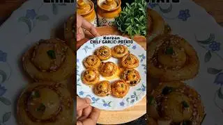 #korean chili garlic potato #shorts #noodles #potato #chili #asmr #asmreating #asmrsounds #cooking