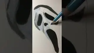 Drawing GhostFace - Scream 6 - P&acirc;nico 6