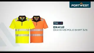Portwest DX412 - DX4 Hi-Vis Polo Shirt S/S - EN