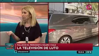 La televisi&oacute;n de luto por la muerte de Mauro Viale