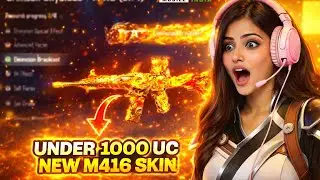 Get New M416 Skin Under 1000 UC in BGMII New M416 Skin Crate Opening Trick 100% TRICK!
