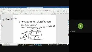 Error Metrics for Classification ll Accuracy ll Confusion Matrix