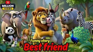 Funny Lion & Donkey Jungle Story 🦁🐴 | 3D Cartoon for Kids | Chota Jungle Vlog