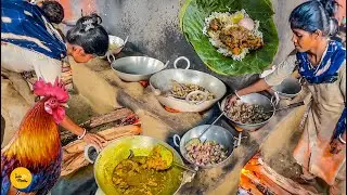 Adivasi Style Chulhe Wala Desi Kadhai Chicken Making In Jharkhand Rs 150/- Only l Ranchi Street Food