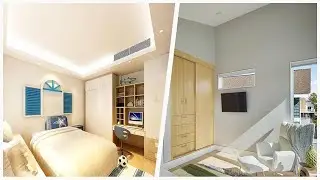 75 Small Yellow Floor Bedroom Design Ideas You'll Love ☆